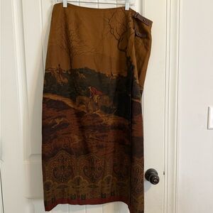 90’s Ralph Lauren Fox Hunter Horse Skirt